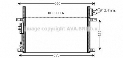 AVA QUALITY COOLING je5050 -  Конденсатор, кондиционер